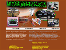 Tablet Screenshot of crgraphics.com